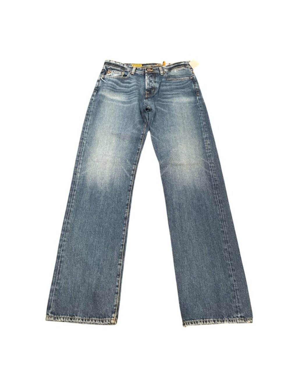 AG Adriano Goldschmied The Genuine Jean 32x35 Straight Leg Stretch Button Fly